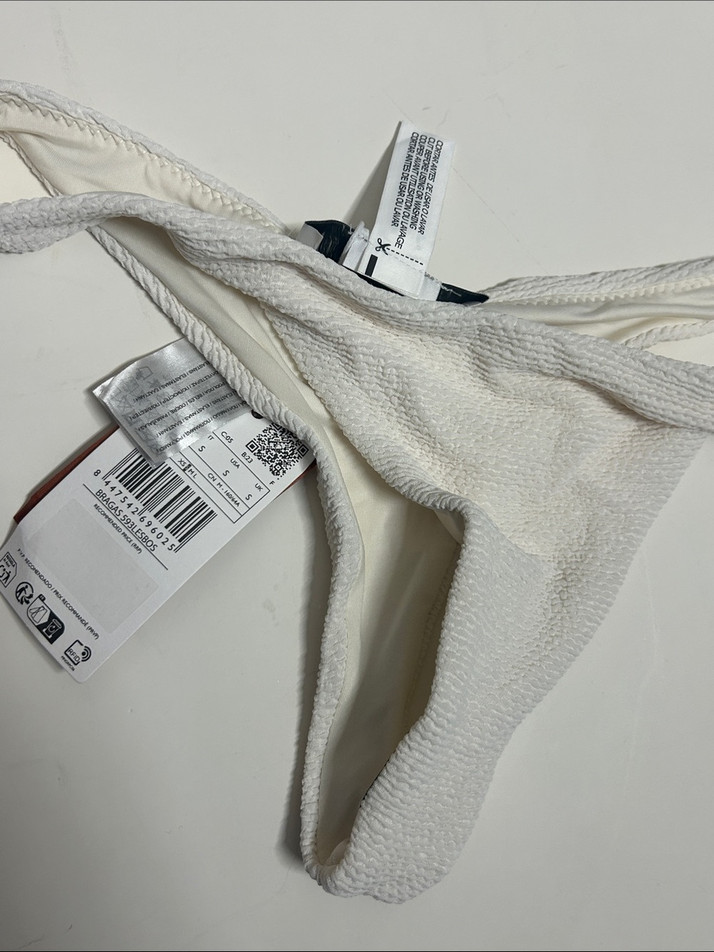 NWT (size small) TEXTURED BRAZILIAN BIKINI BOTTOMS - Picture 5 of 5